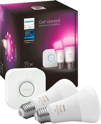 Philips Hue smart bulbs and hub