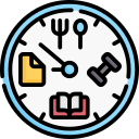 Icon indicating calm, predictable routines