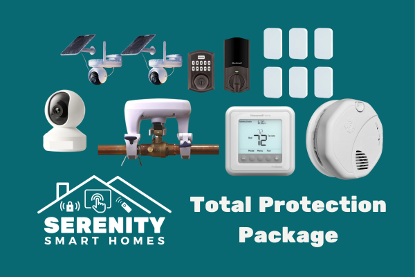 Serenity Smart Homes complete home protection bundle with integrated systems